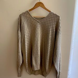 Cotton V-Neck Sweater